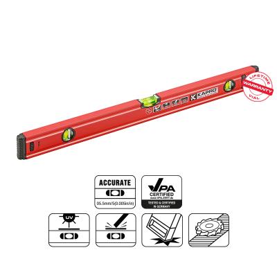 KAPRO SPIRIT vattenpass 80 cm med 3 acryl-libeller